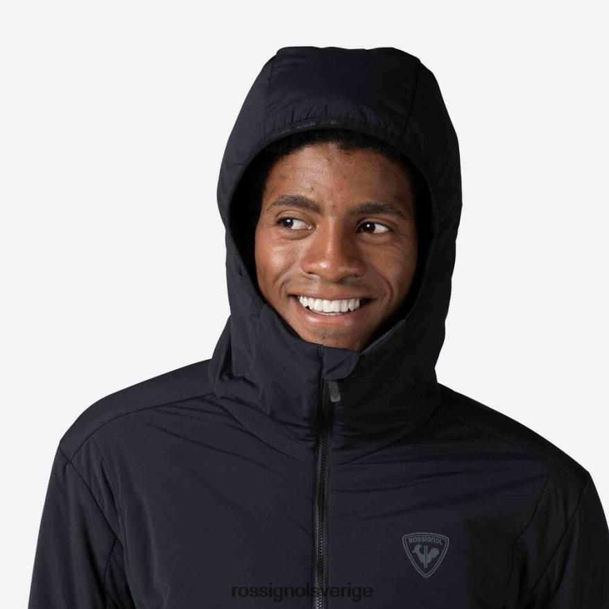 män Rossignol svart opside hoodie jacka blast 0P00HR205