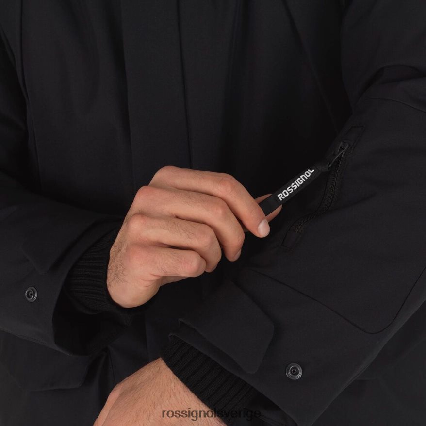 män Rossignol svart parka jacka blast 0P00HR289