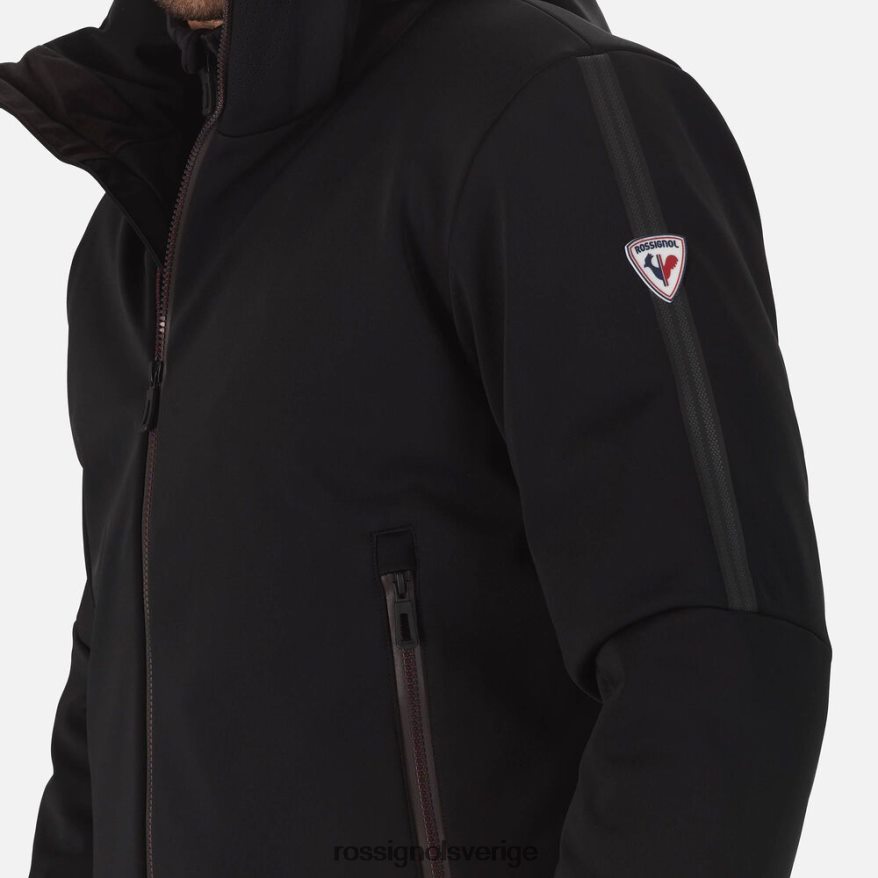 män Rossignol svart platt softshell skidjacka blast 0P00HR636