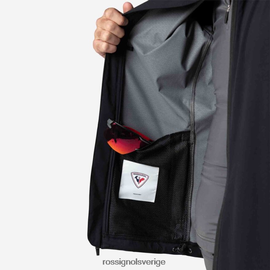 män Rossignol svart poursuite jacka blast 0P00HR558