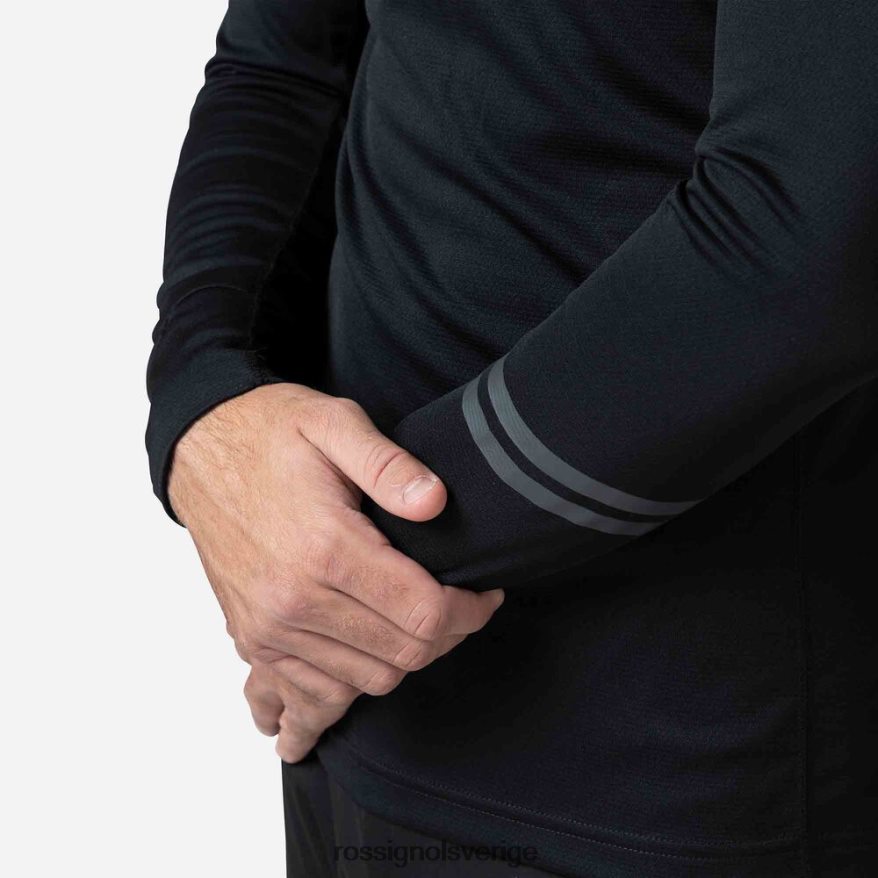 män Rossignol svart poursuite topp med halv dragkedja blast 0P00HR410