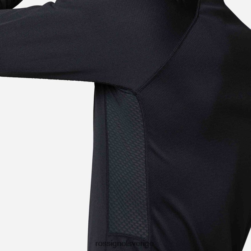 män Rossignol svart poursuite topp med halv dragkedja blast 0P00HR410