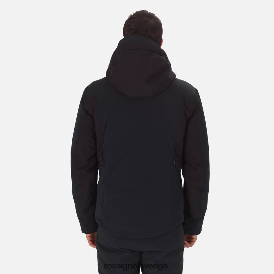 män Rossignol svart react merino skidjacka blast 0P00HR599
