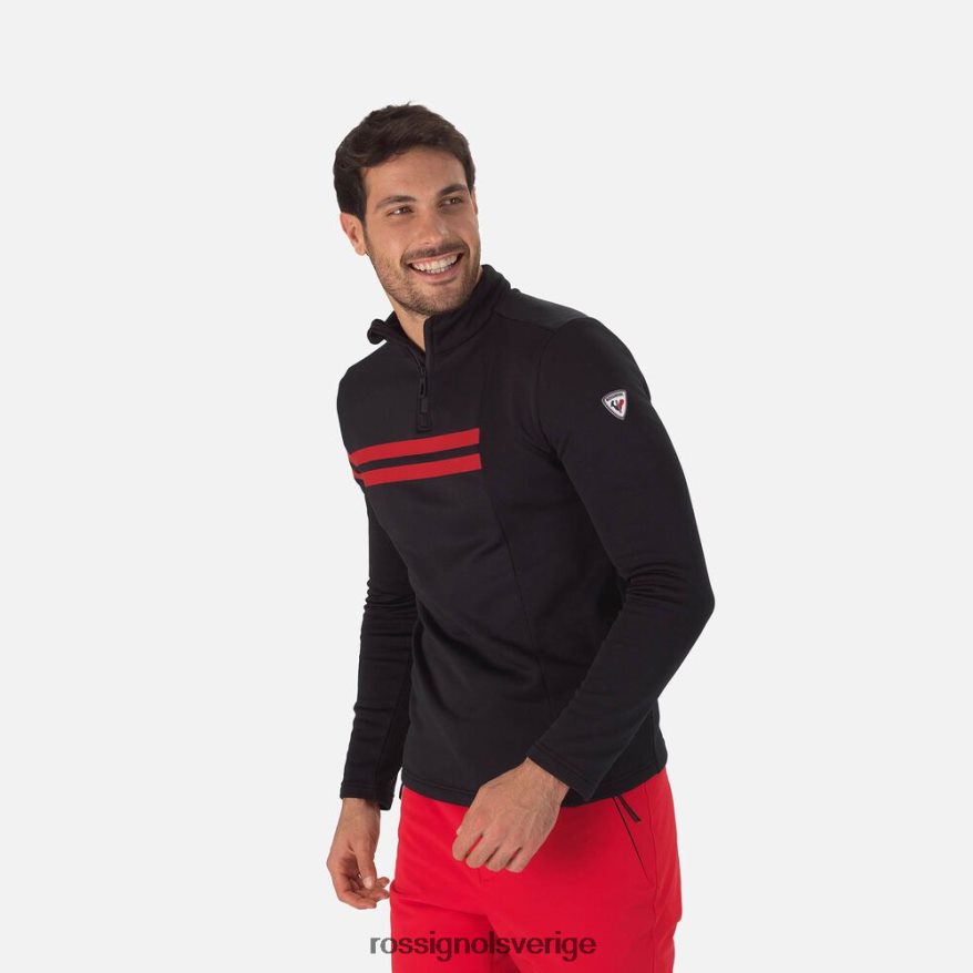 män Rossignol svart resort halv-dragkedja topp blast 0P00HR607