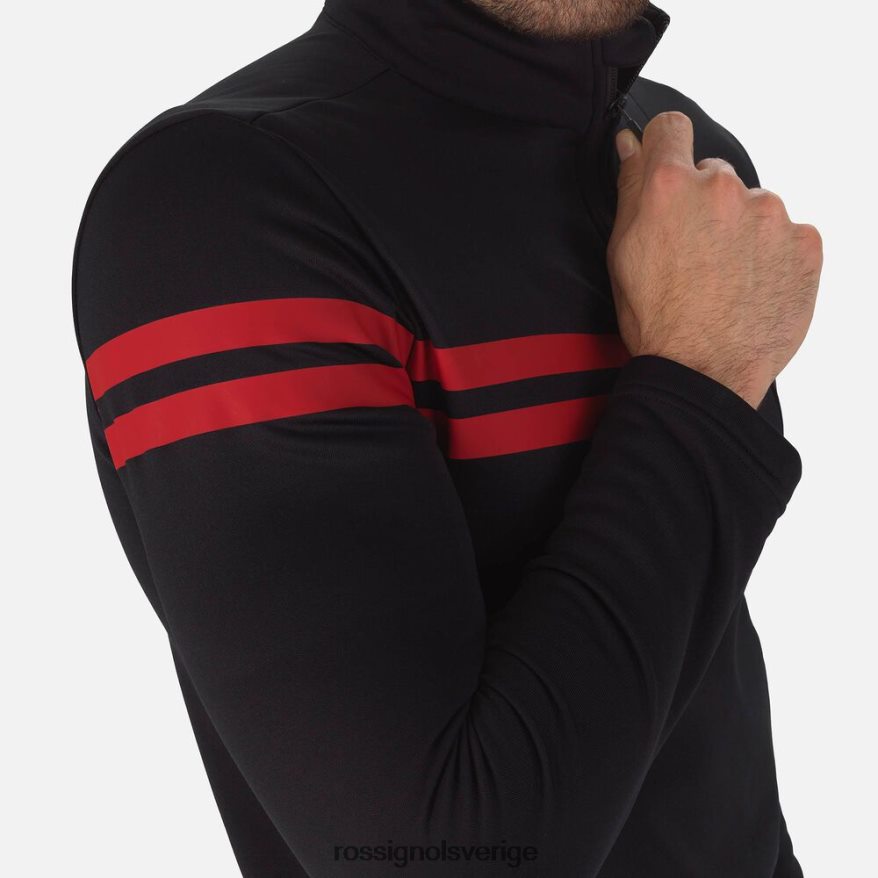 män Rossignol svart resort halv-dragkedja topp blast 0P00HR607