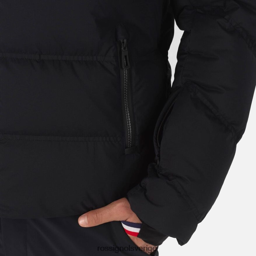 män Rossignol svart signatur merino dun skidjacka blast 0P00HR409
