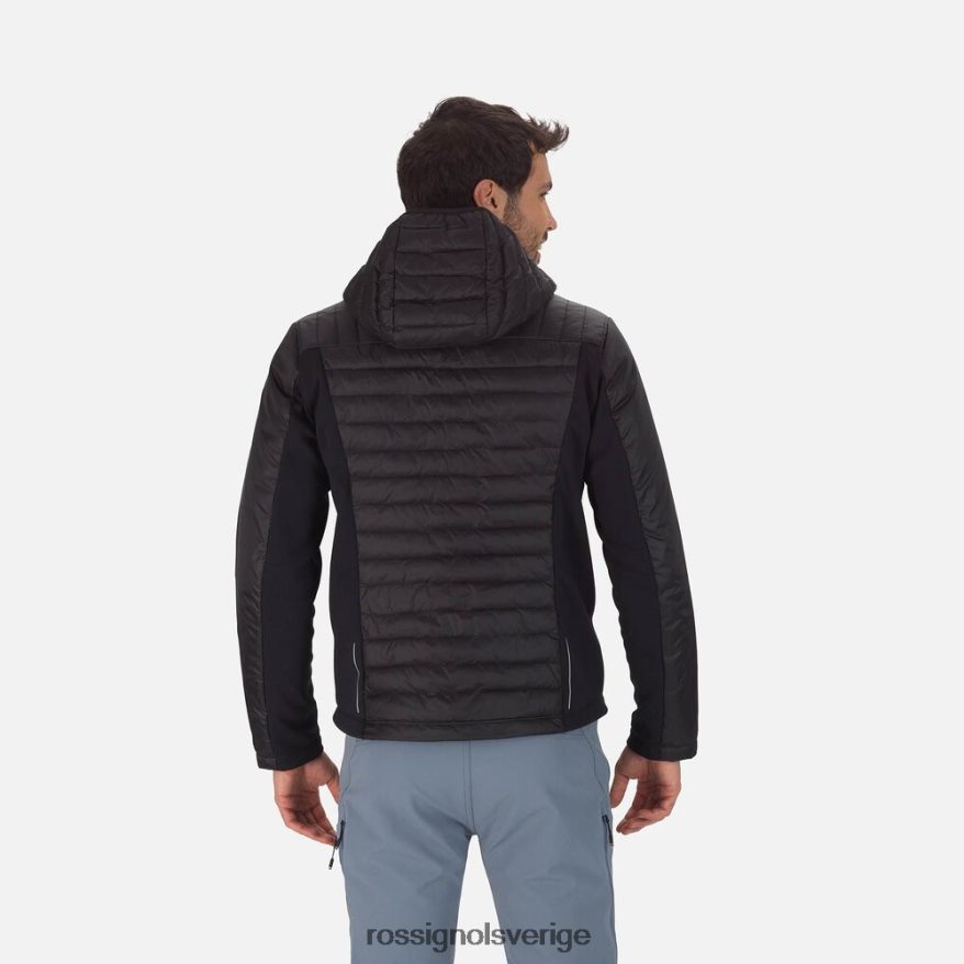 män Rossignol svart skpr hybrid lätt jacka blast 0P00HR342