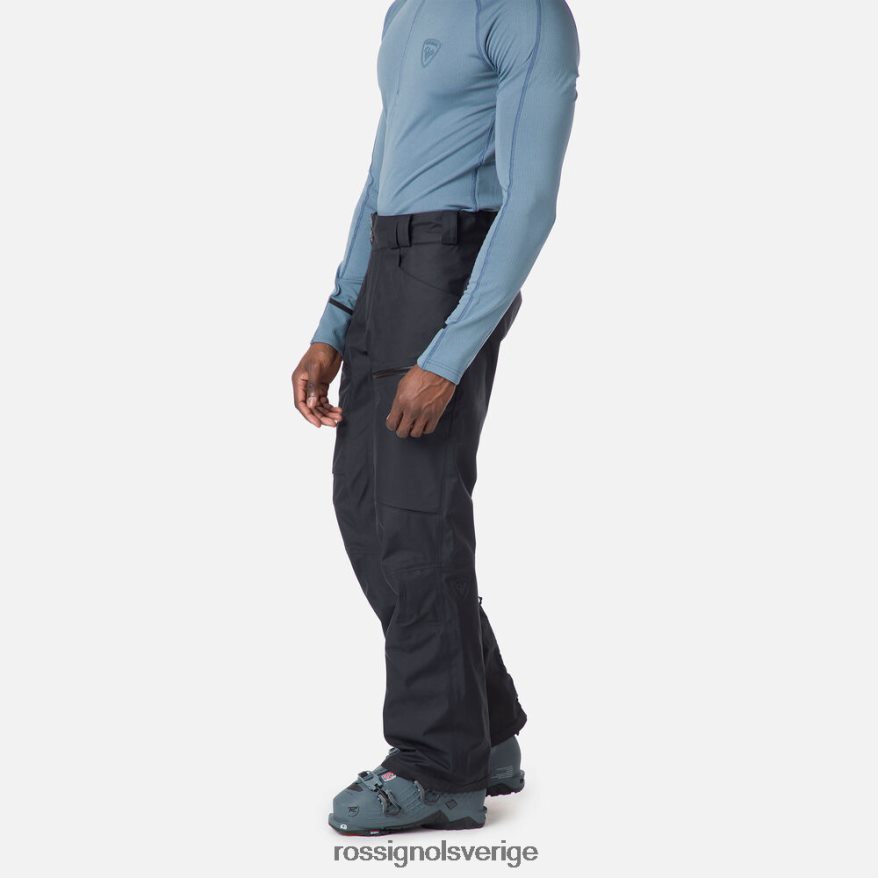 män Rossignol svart skpr trelagers byxor bottnar 0P00HR513