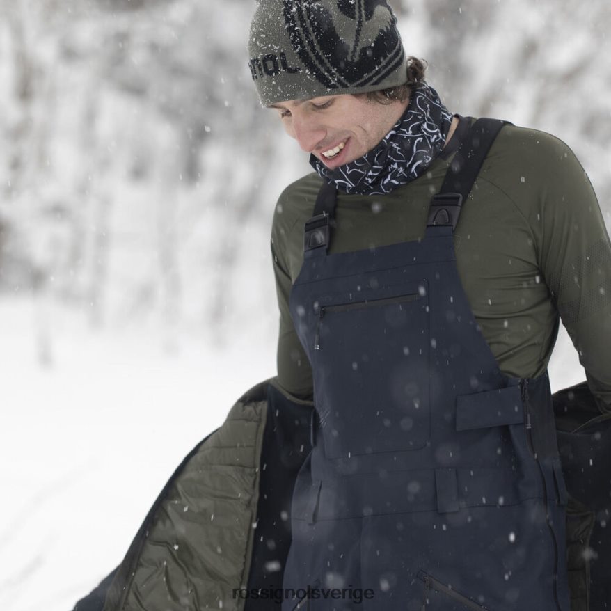 män Rossignol svart skpr trelagers haklappsbyxor bottnar 0P00HR129