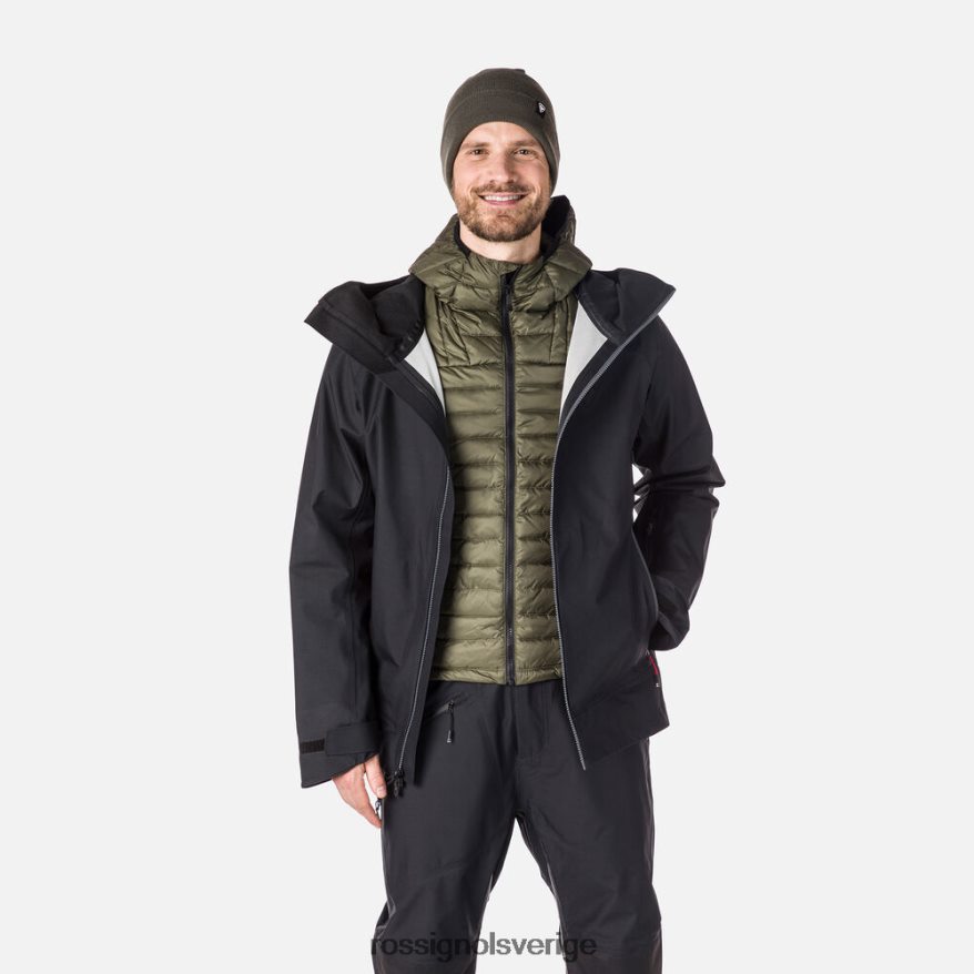 män Rossignol svart skpr trelagersjacka blast 0P00HR529