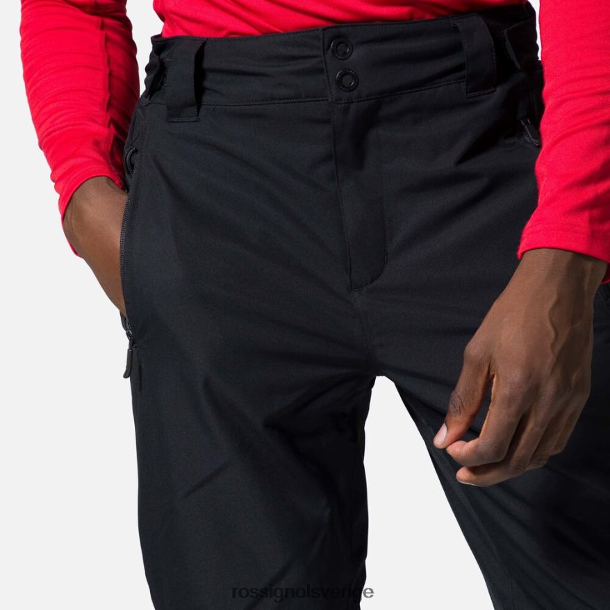 män Rossignol svart snabba skidbyxor bottnar 0P00HR121