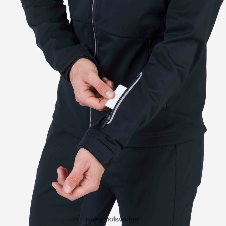 män Rossignol svart soft shell jacka blast 0P00HR329