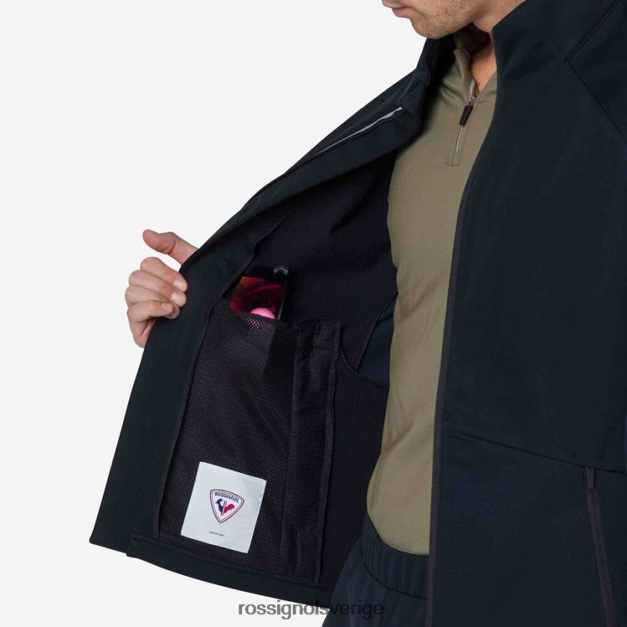 män Rossignol svart soft shell jacka blast 0P00HR329
