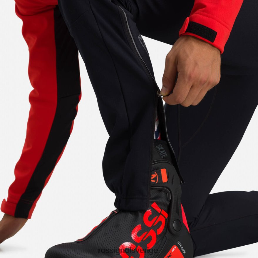 män Rossignol svart softshell byxor bottnar 0P00HR664