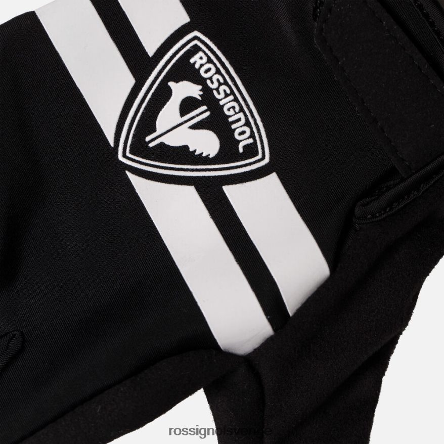 män Rossignol svart stretch cykelhandskar Tillbehör 0P00HR113