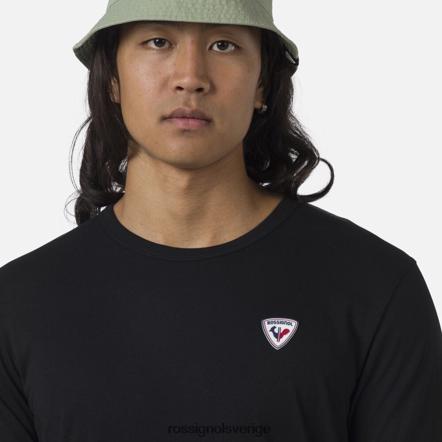 män Rossignol svart vanlig t-shirt med logotyp blast 0P00HR27