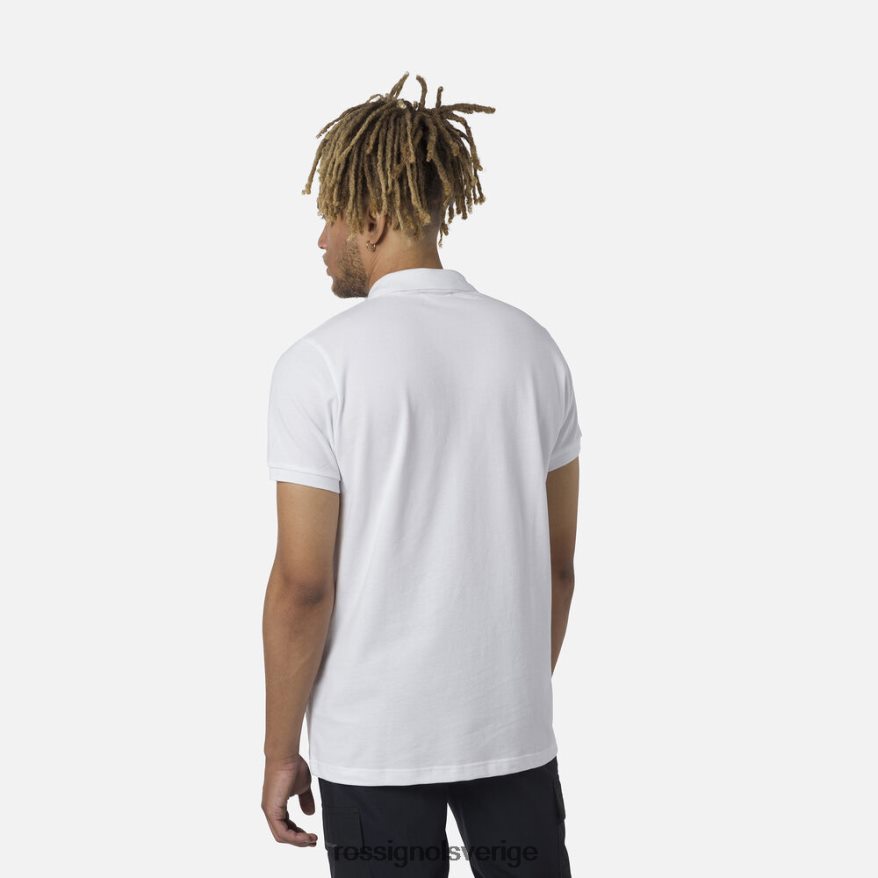 män Rossignol vit logotyp polo blast 0P00HR20