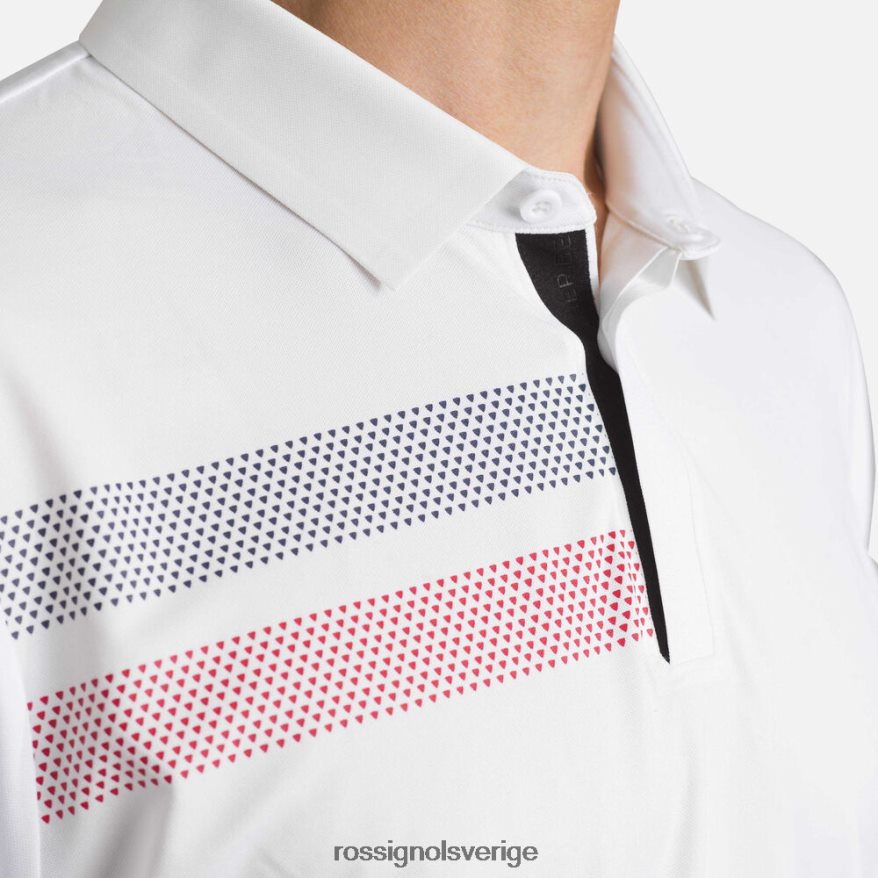 män Rossignol vit lätt pikétröja som andas blast 0P00HR5