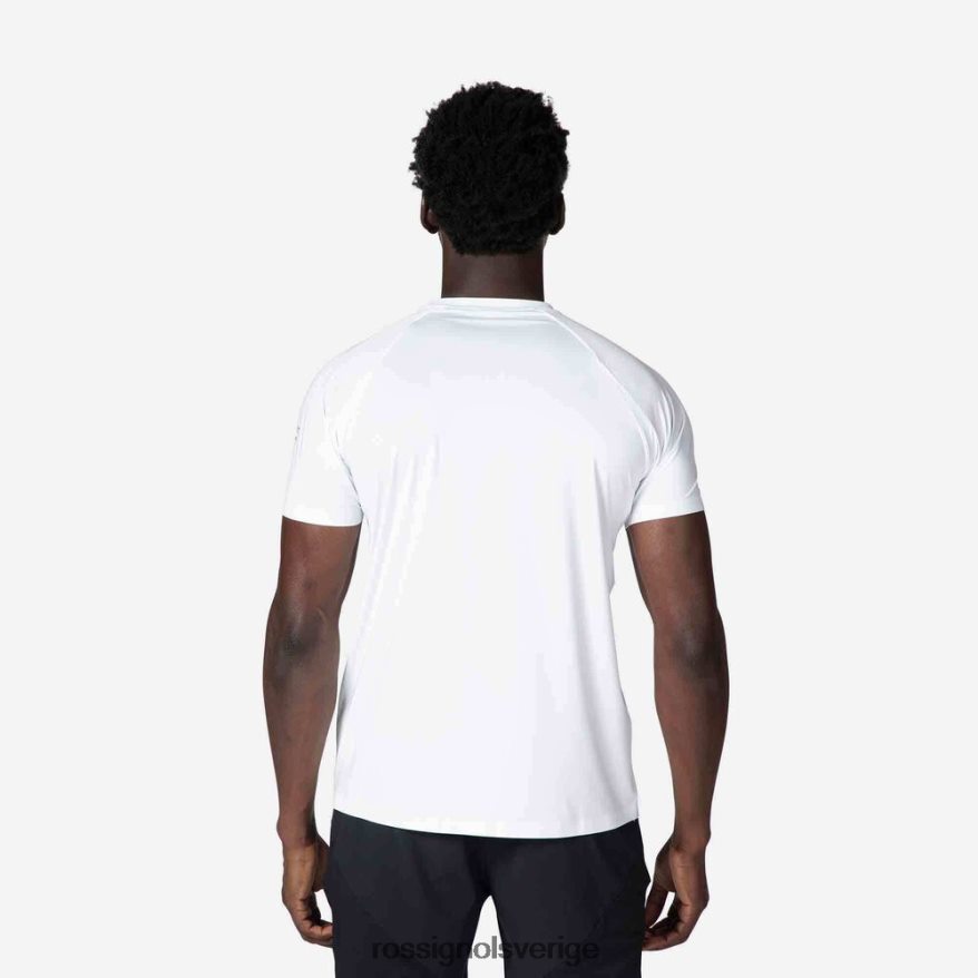 män Rossignol vit lätt t-shirt som andas blast 0P00HR56