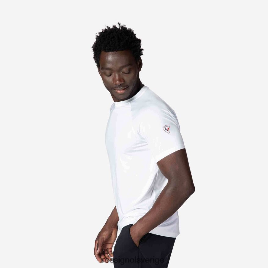 män Rossignol vit lätt t-shirt som andas blast 0P00HR56