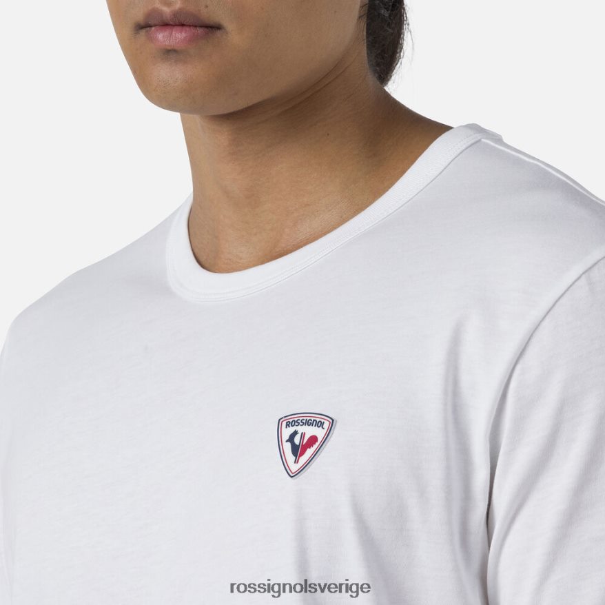 män Rossignol vit vanlig t-shirt med logotyp blast 0P00HR40